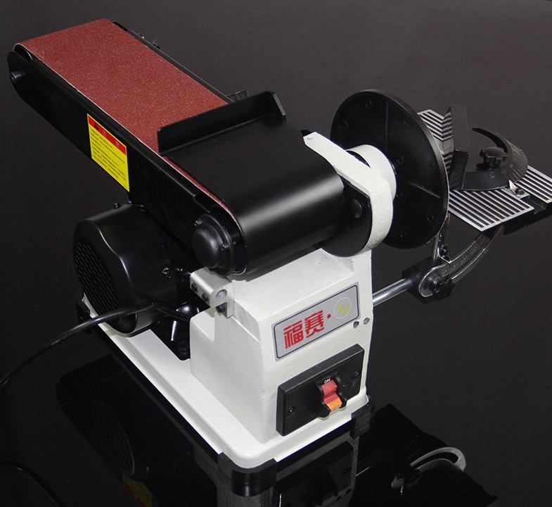 砂帶機(jī)打磨機(jī)木工拋光機(jī)家用小型臺(tái)式磨刀倒角電動(dòng)砂帶機(jī)